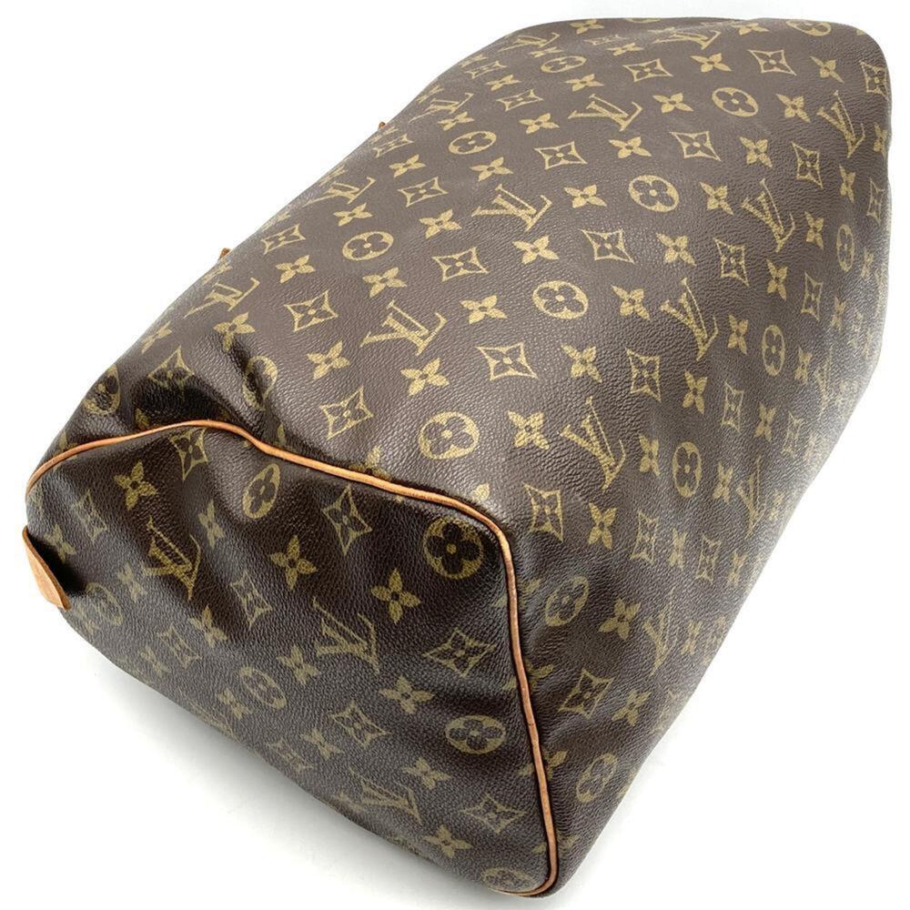 LOUIS VUITTON Brown Monogram Speedy 40 Boston Bag - Picture 3 of 10
